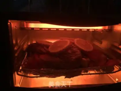Make Roast chicken in an electric oven step 5