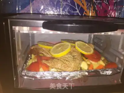 Make Roast chicken in an electric oven step 6