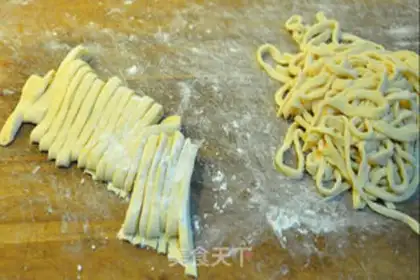 Make Handmade egg noodles step 3