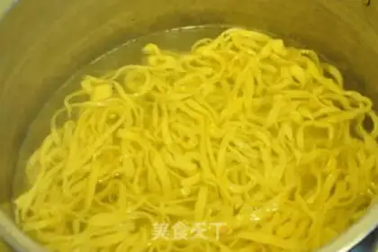 Make Handmade egg noodles step 6