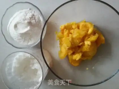 Make Pumpkin rice cake step 0