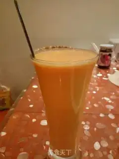 Make A papaya shake step 2