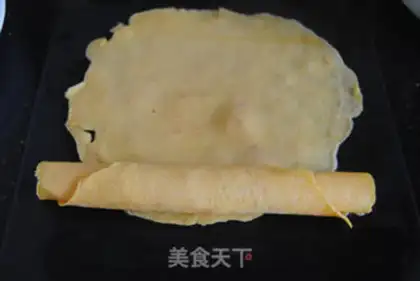 Make Tomato egg rolls step 8