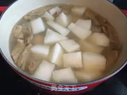 Make The flat-footed winter duck soup step 7