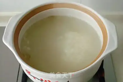 Make Beef egg porridge step 3