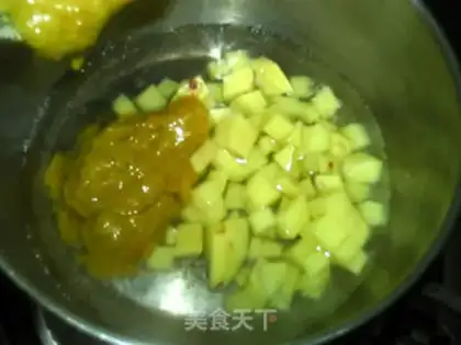 Make Curry Potato Doss step 2