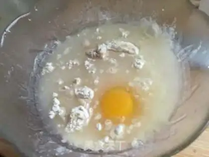 Make A salmon egg pancakes step 4