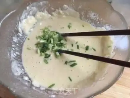 Make A salmon egg pancakes step 5