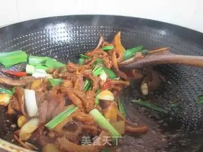 Make Red burning cow belly step 3