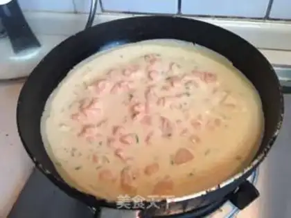 Make A salmon egg pancakes step 8