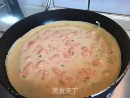 Make A salmon egg pancakes step 9