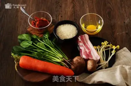 Make Rock pan rice step 0