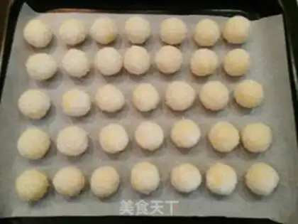 Make Full egg coconut ball step 8