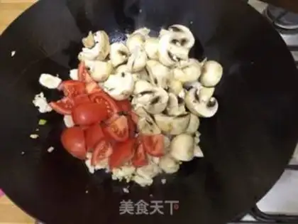 Make Tomato mushroom noodles step 5