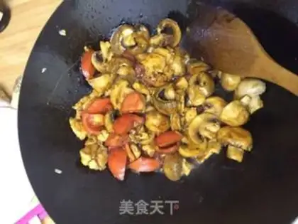 Make Tomato mushroom noodles step 6