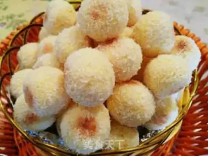Make Full egg coconut ball step 10