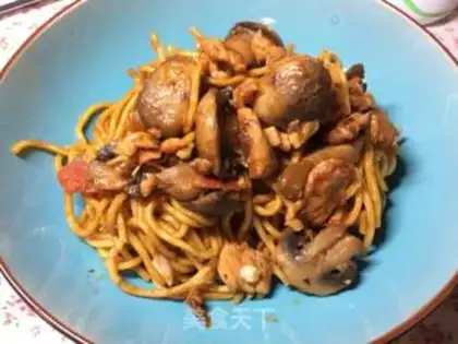 Make Tomato mushroom noodles step 9