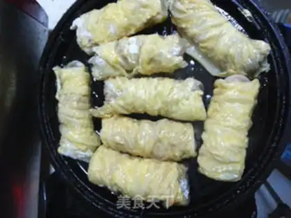 Make The pan, the cabbage box step 8
