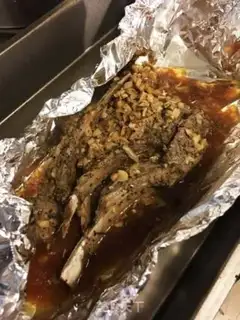 Make Black pepper garlic roast lamb chops step 7
