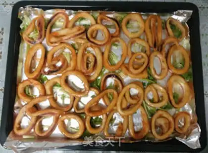 Make Orléans roasted squid step 5