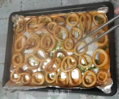 Make Orléans roasted squid step 7