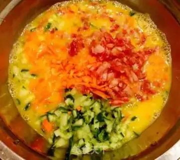 Make Breakfast of fruit omelet step 7