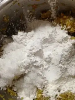 Make Nasty potato rice cake step 2