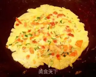Make Breakfast of fruit omelet step 9