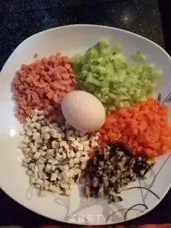 Make Nutritional fried rice step 0