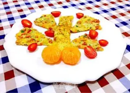 Make Breakfast of fruit omelet step 16