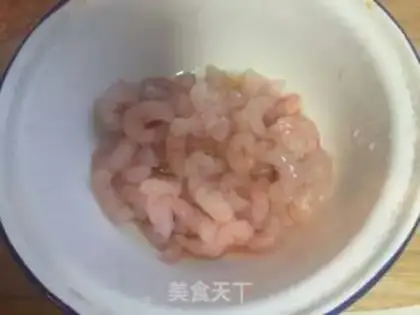 Make Shrimp celery tofu step 1