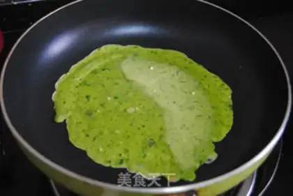 Make Spinach egg rolls step 5