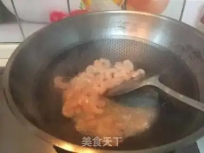 Make Shrimp celery tofu step 2