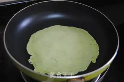 Make Spinach egg rolls step 6
