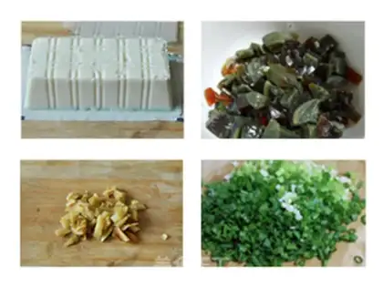 Make Eggs, tofu step 0
