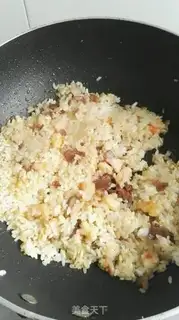 Make Shrimp sauce fried rice step 8
