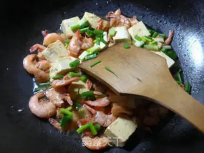 Make Shrimp tofu step 8