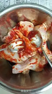Make Chicken leg with sauce step 1