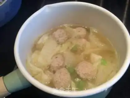 Make Porkball cabbage soup step 8