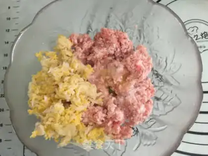 Make Sour pork dumplings step 2