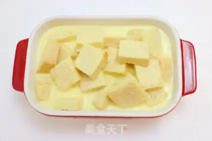 Make English bread pudding step 9
