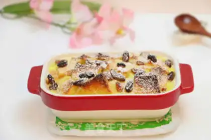Make English bread pudding step 13