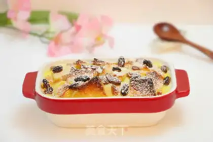 Make English bread pudding step 14