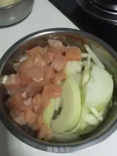 Make Curry chicken step 1