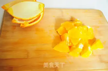 Make Orange juice radish step 2
