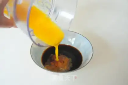 Make Orange juice radish step 4