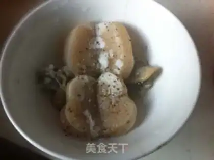 Make Garlic fan steam tape step 2