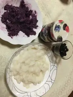 Make Blueberry potato milk meds step 3