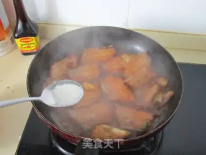 Make Pyramid dry-pot fish step 8
