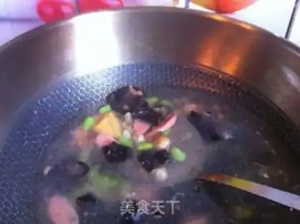 Make Three soup leaves step 9